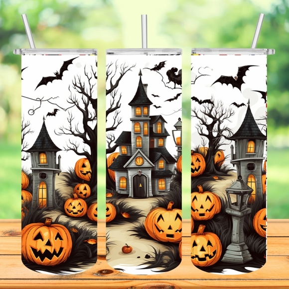 20oz Spooky Halloween Hot/Cold Tumbler - Picture 1 of 1